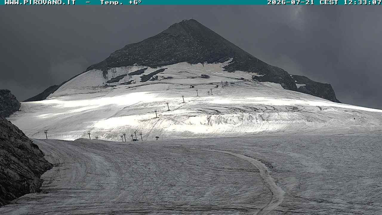 Archiv Foto Webcam Gletschersicht am Stilfser Joch