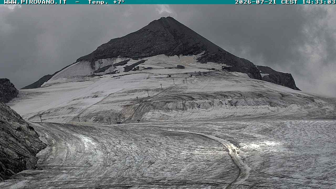 Archiv Foto Webcam Gletschersicht am Stilfser Joch