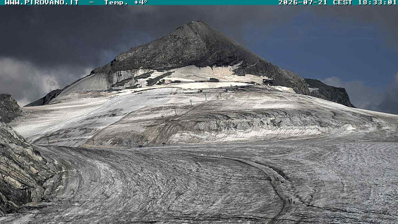 Archiv Foto Webcam Gletschersicht am Stilfser Joch