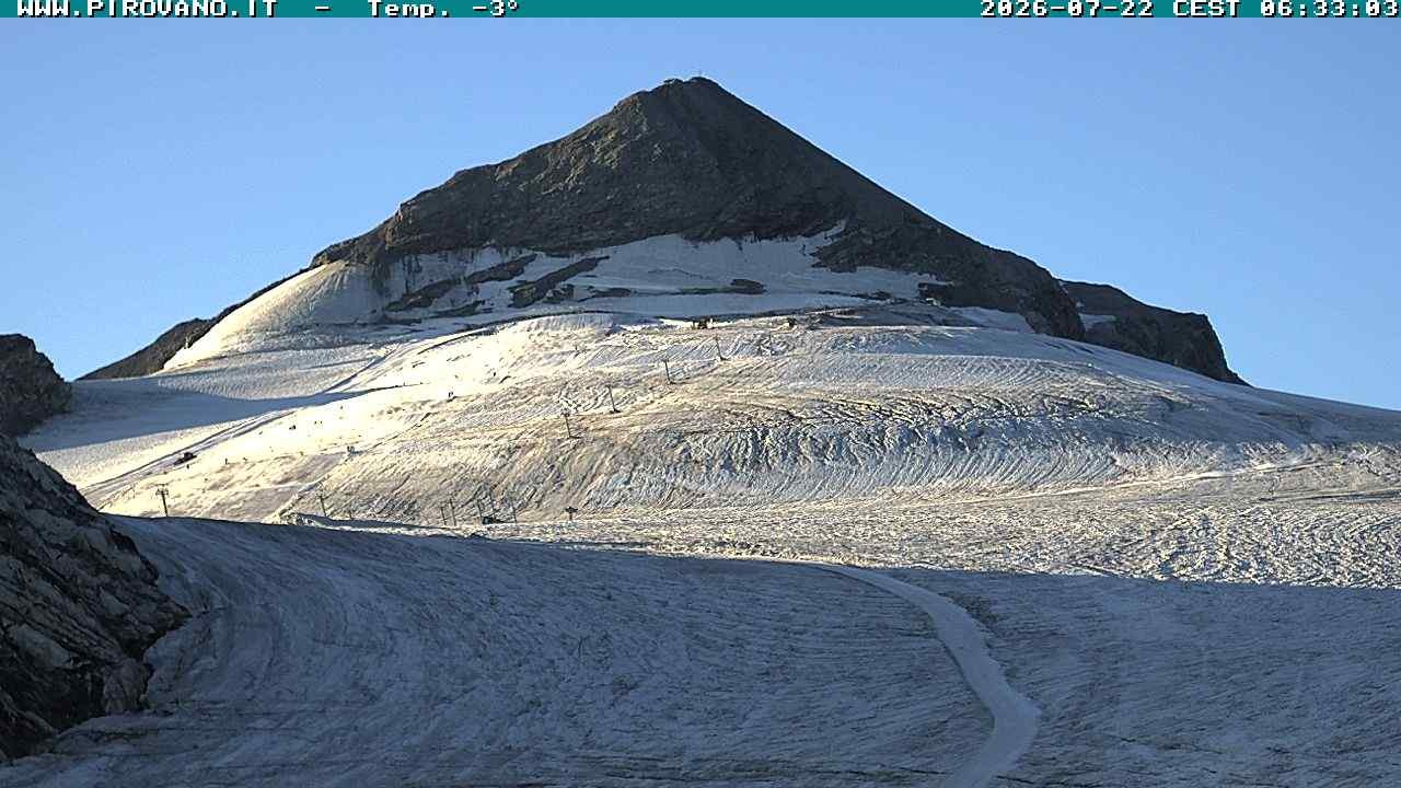 Archiv Foto Webcam Gletschersicht am Stilfser Joch