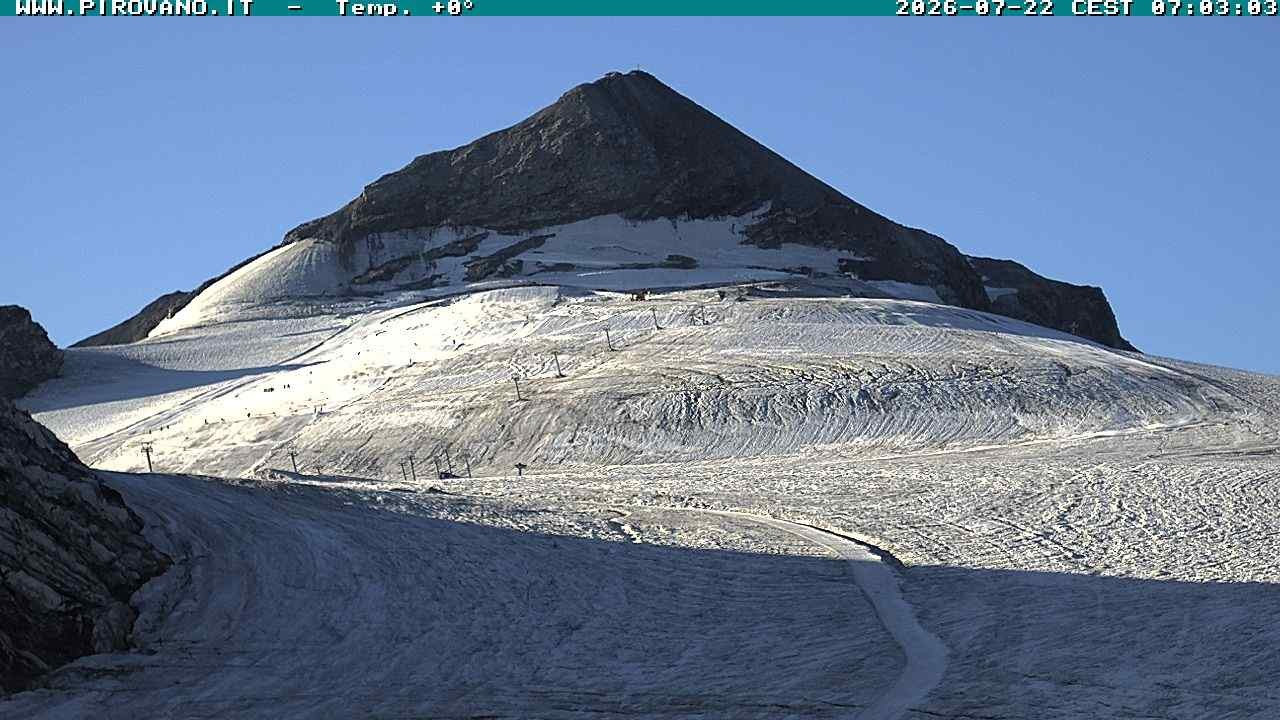 Archiv Foto Webcam Gletschersicht am Stilfser Joch