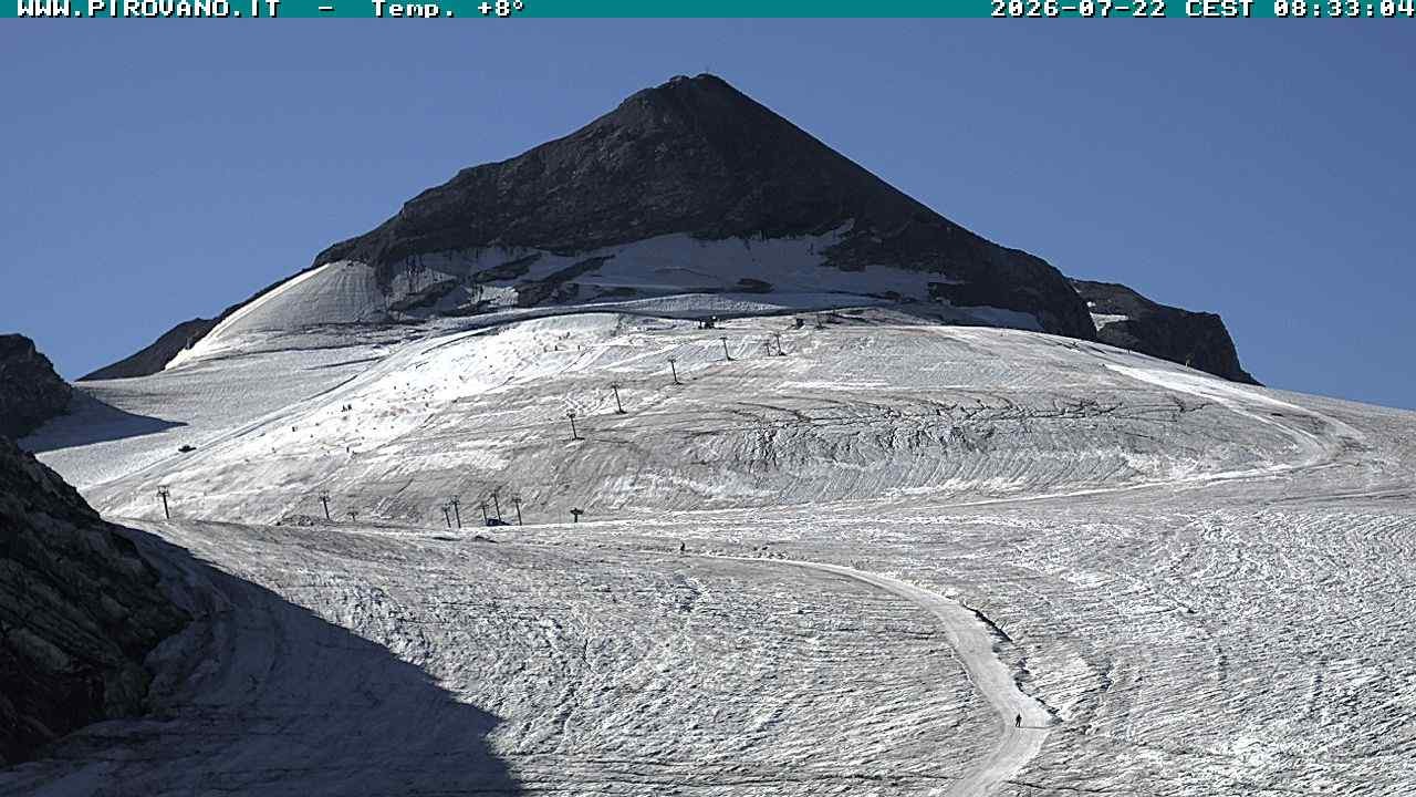 Archiv Foto Webcam Gletschersicht am Stilfser Joch