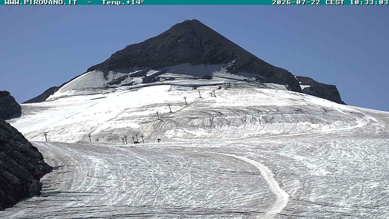 Archiv Foto Webcam Gletschersicht am Stilfser Joch