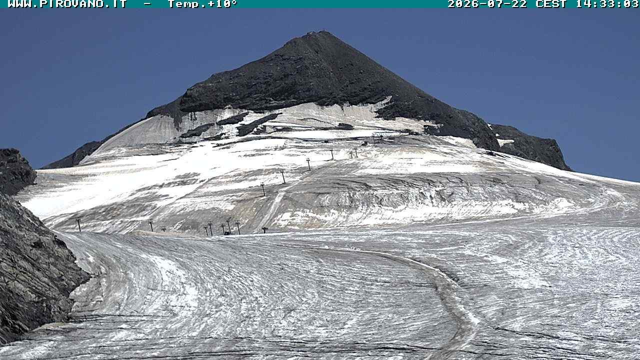 Archiv Foto Webcam Gletschersicht am Stilfser Joch