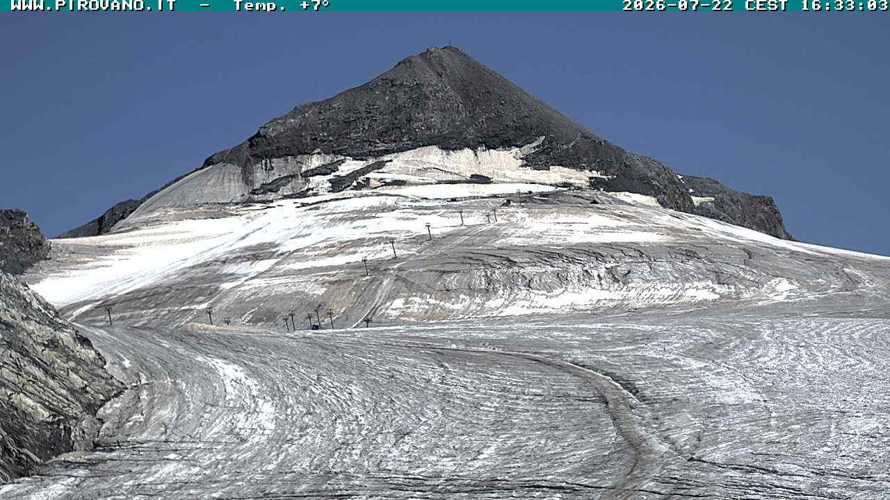 Archiv Foto Webcam Gletschersicht am Stilfser Joch