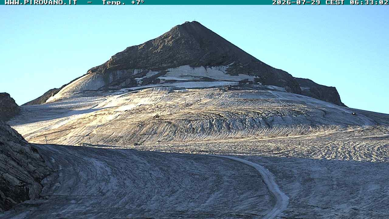 Archiv Foto Webcam Gletschersicht am Stilfser Joch