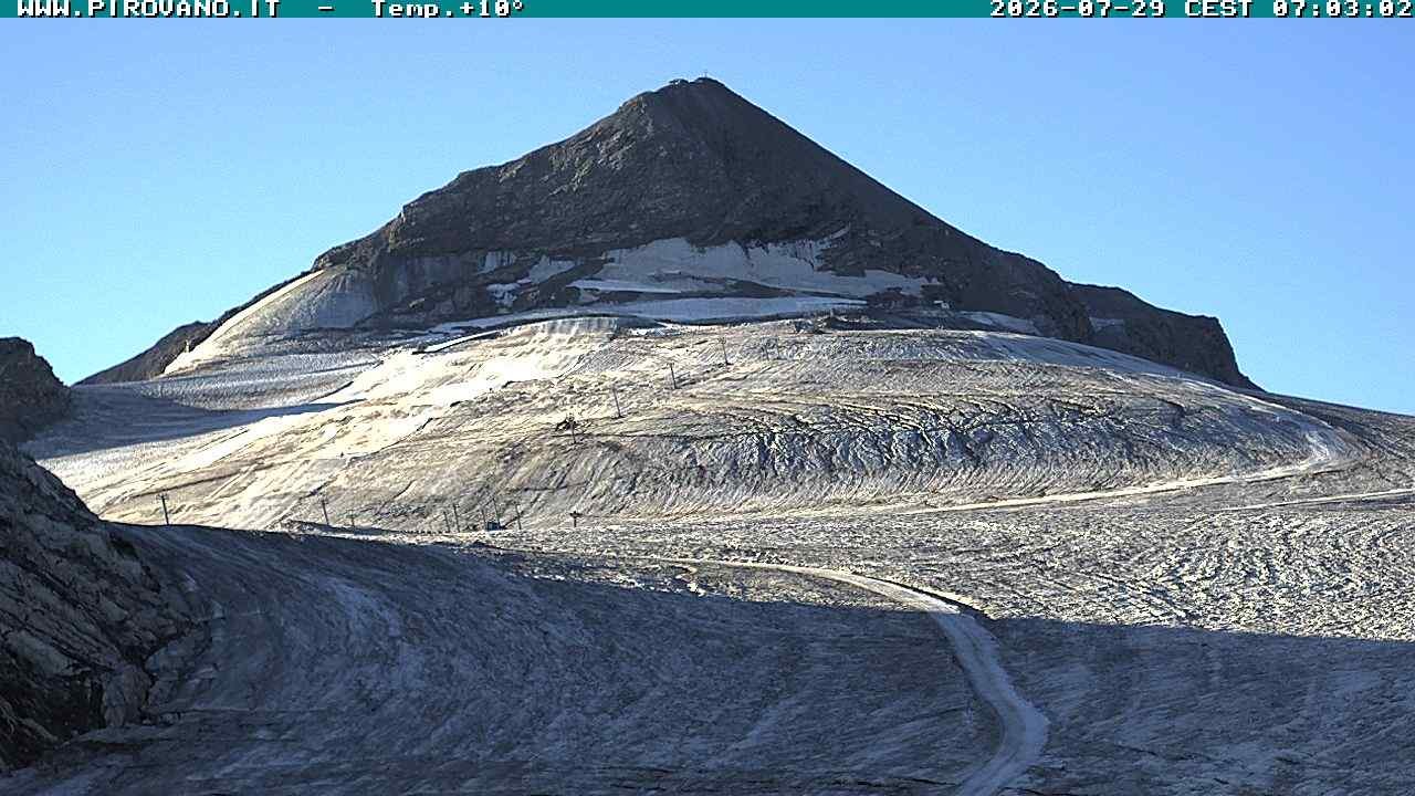 Archiv Foto Webcam Gletschersicht am Stilfser Joch