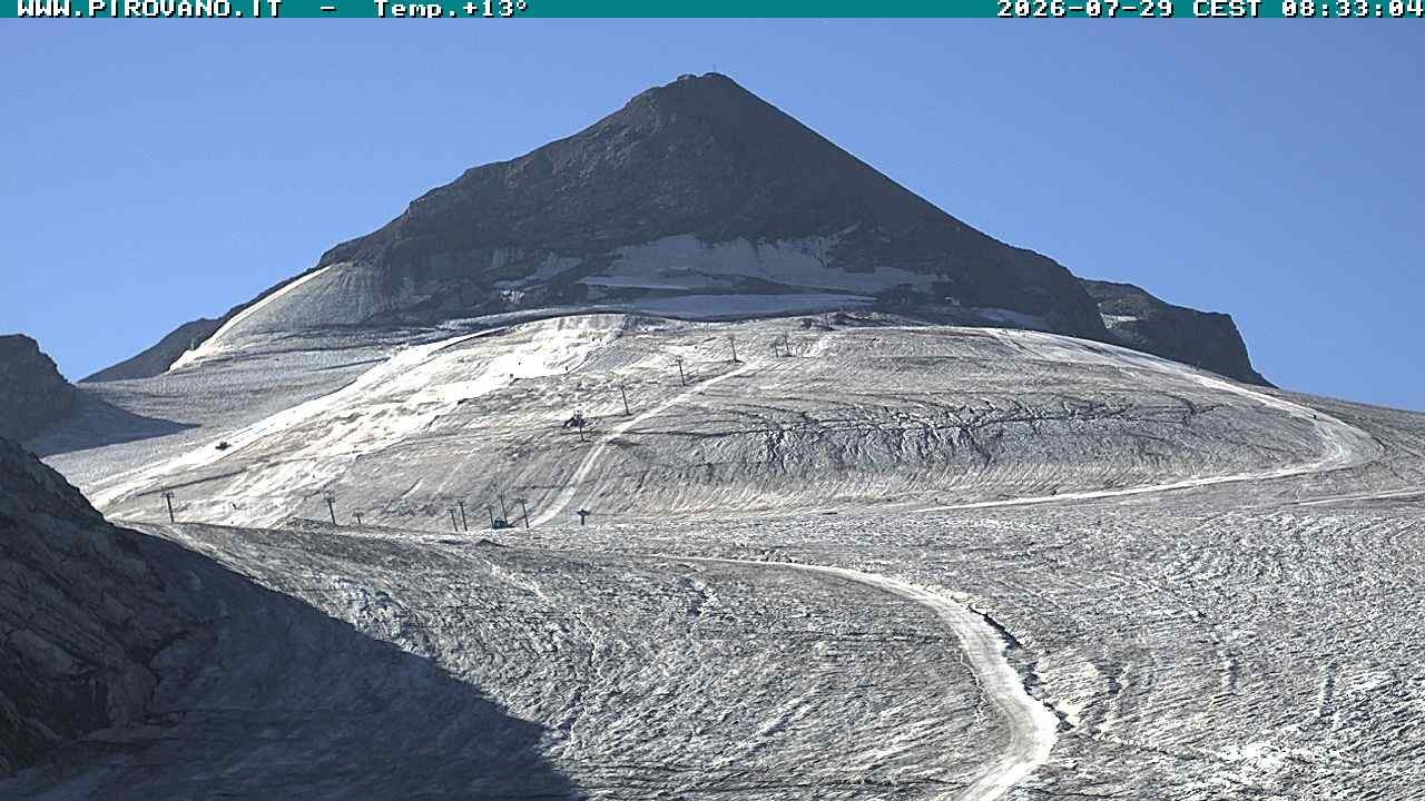 Archiv Foto Webcam Gletschersicht am Stilfser Joch