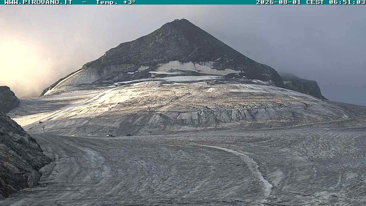 Archiv Foto Webcam Gletschersicht am Stilfser Joch