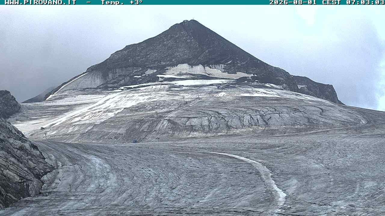 Archiv Foto Webcam Gletschersicht am Stilfser Joch