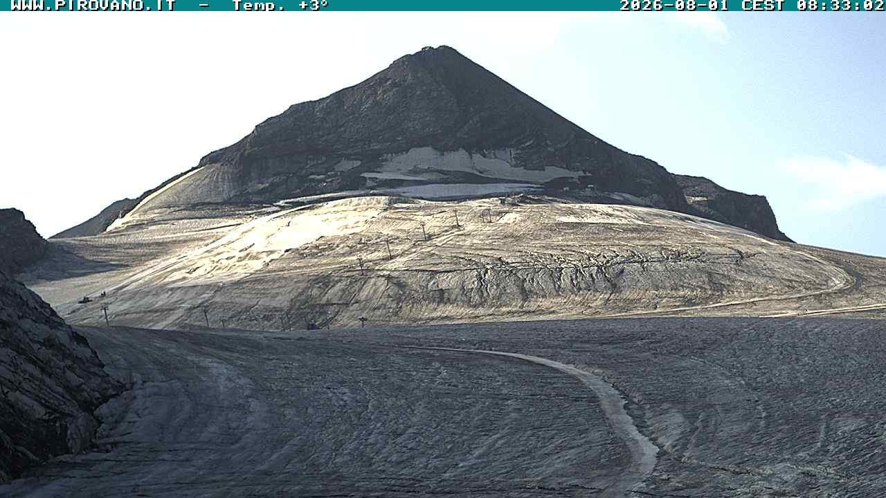 Archiv Foto Webcam Gletschersicht am Stilfser Joch