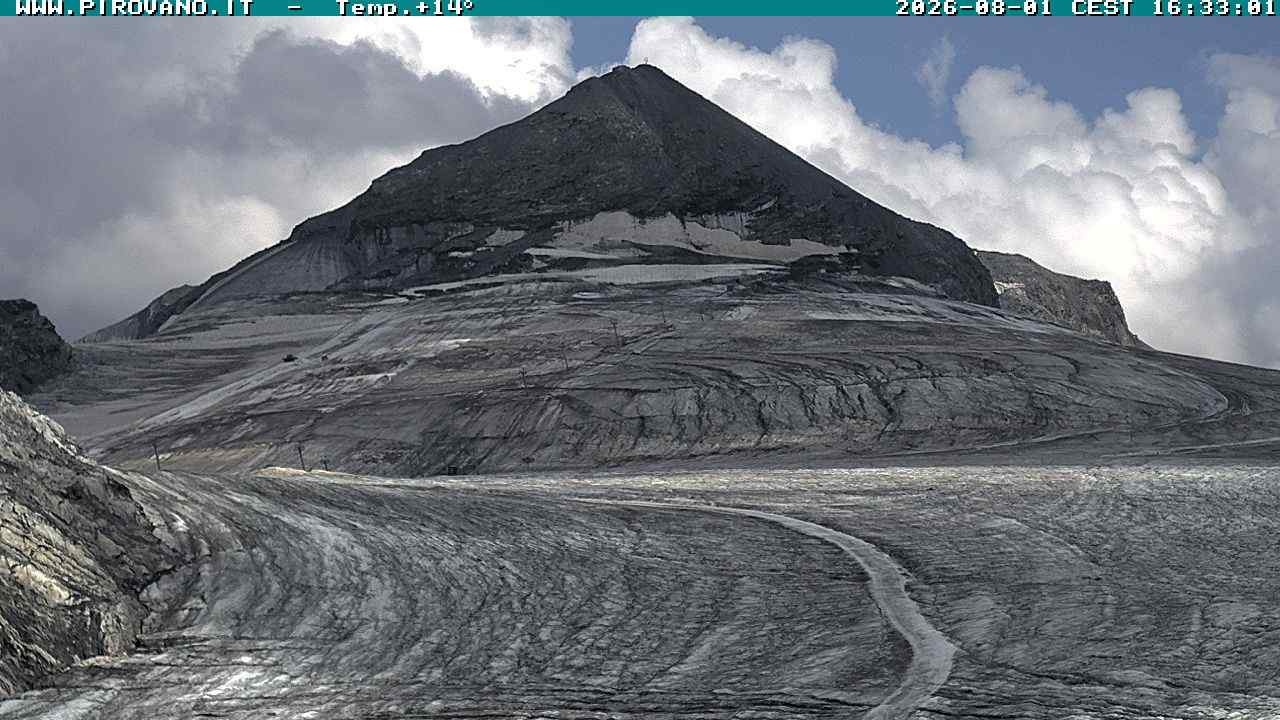 Archiv Foto Webcam Gletschersicht am Stilfser Joch