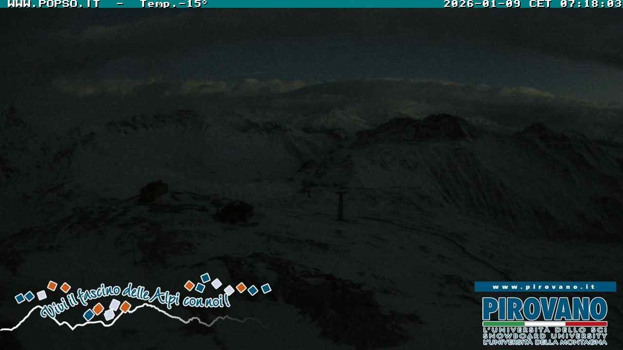 Archiv Foto Webcam Stilfserjoch: Blick Trincerone