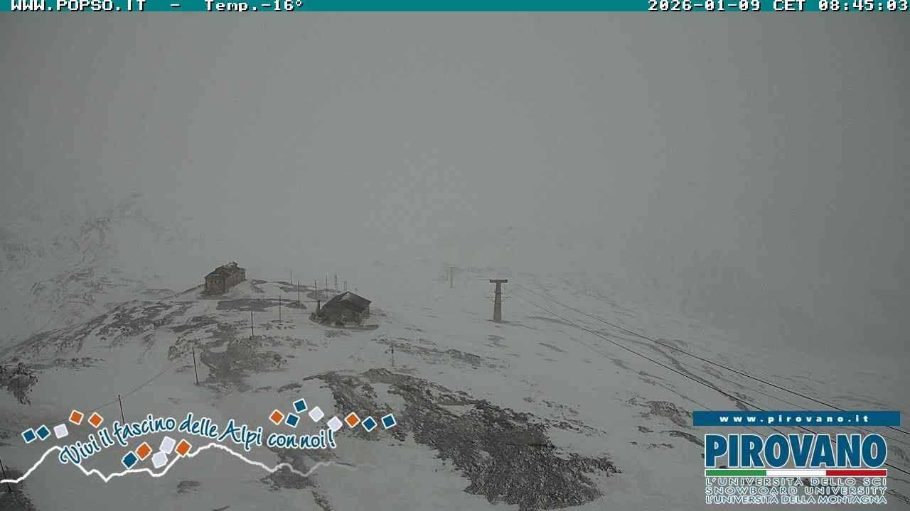 Archiv Foto Webcam Stilfserjoch: Blick Trincerone