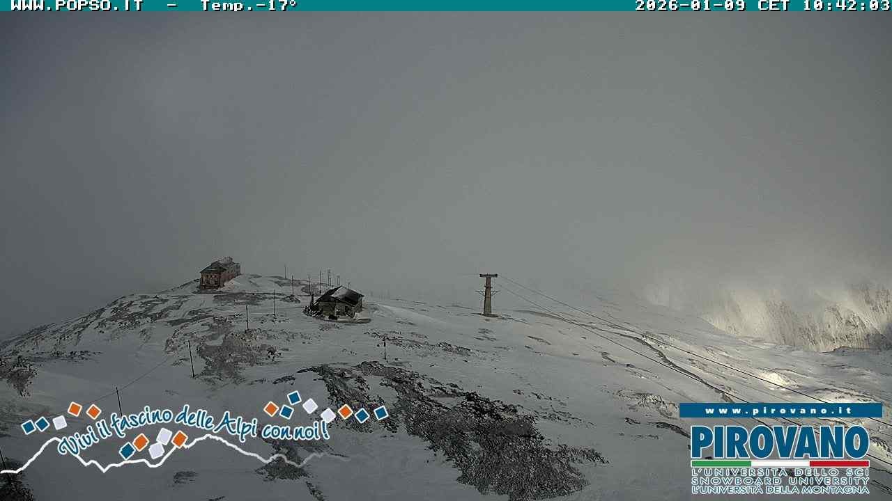 Archiv Foto Webcam Stilfserjoch: Blick Trincerone