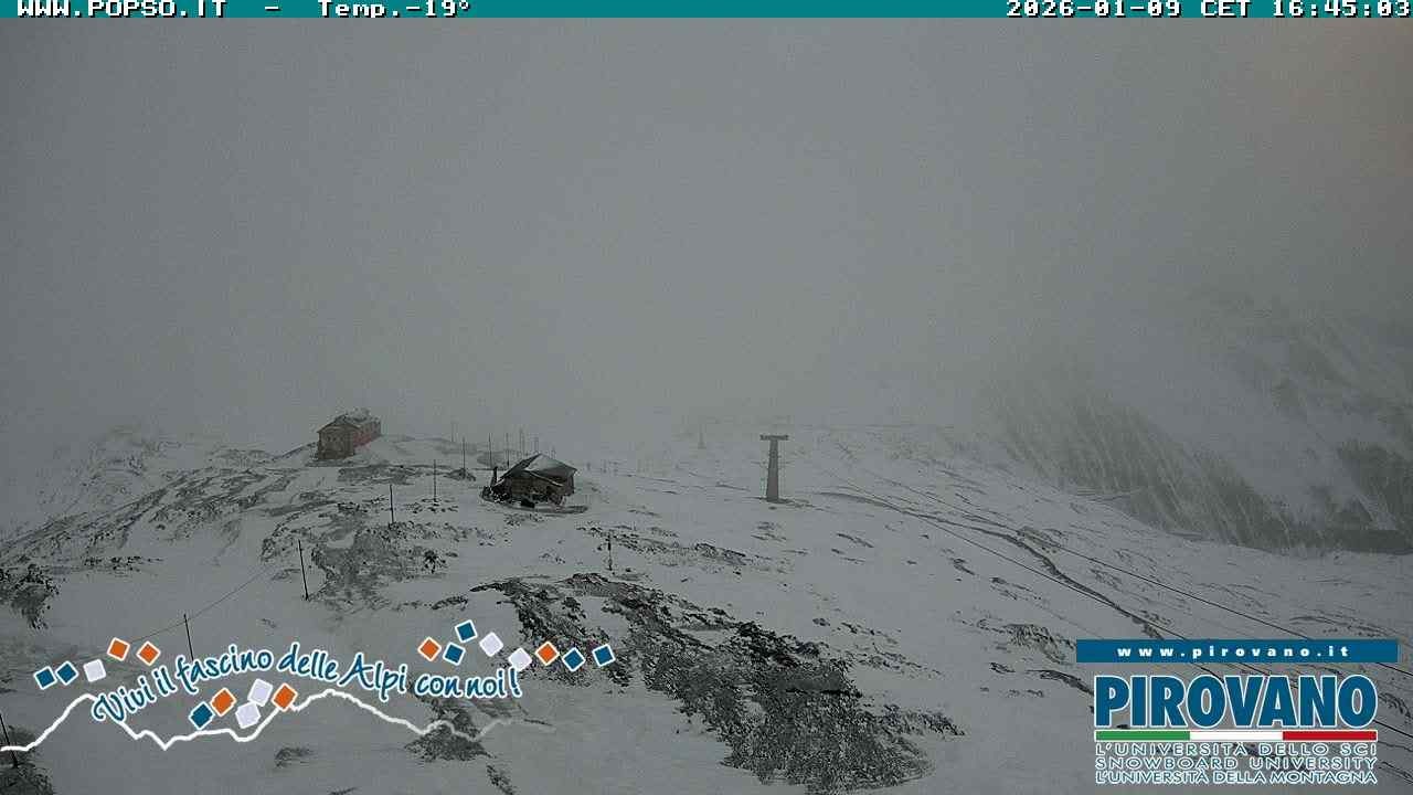 Archiv Foto Webcam Stilfserjoch: Blick Trincerone