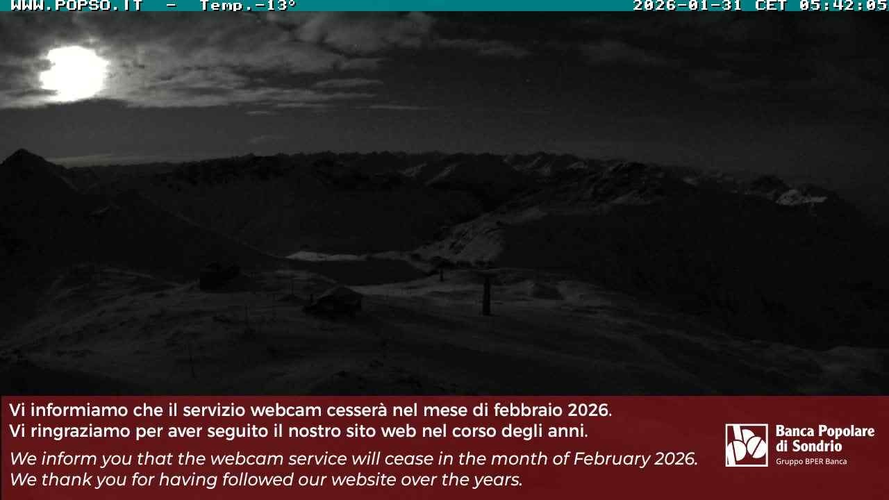 Archiv Foto Webcam Stilfserjoch: Blick Trincerone