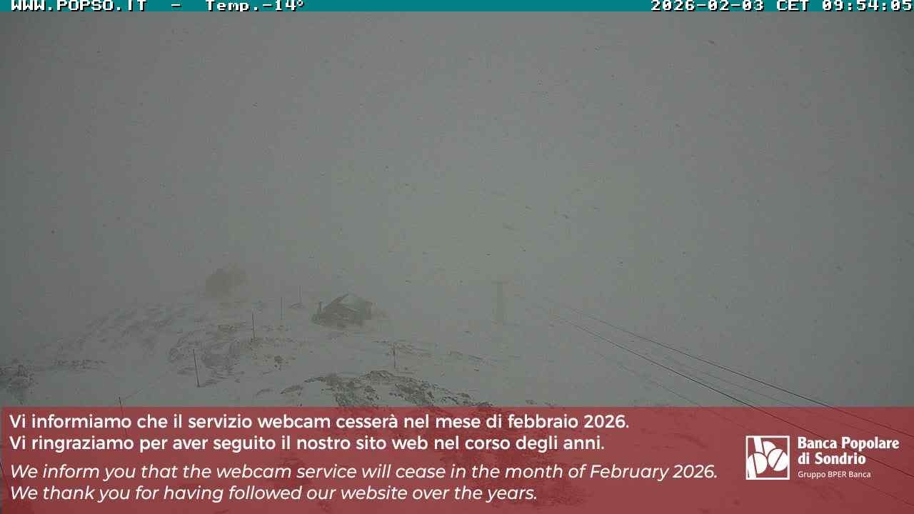 Archiv Foto Webcam Stilfserjoch: Blick Trincerone