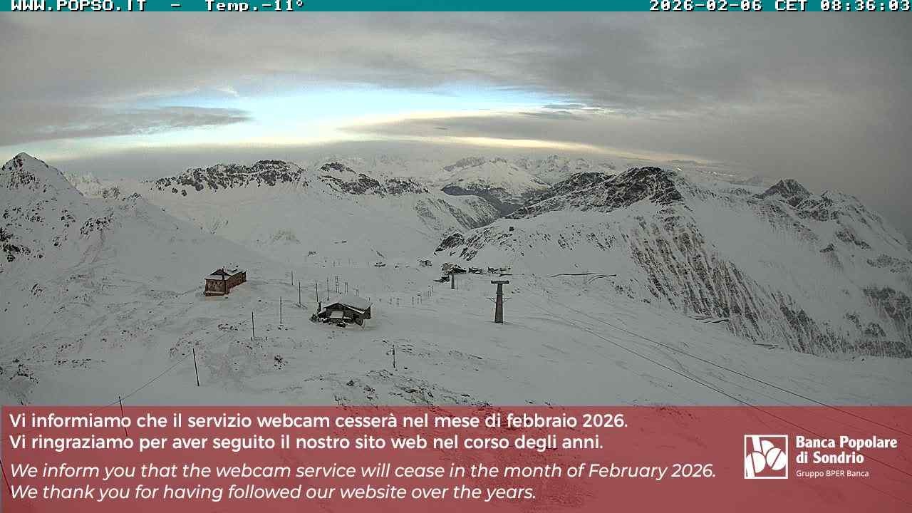 Archived image Webcam Stilfserjoch, Trincerone 2