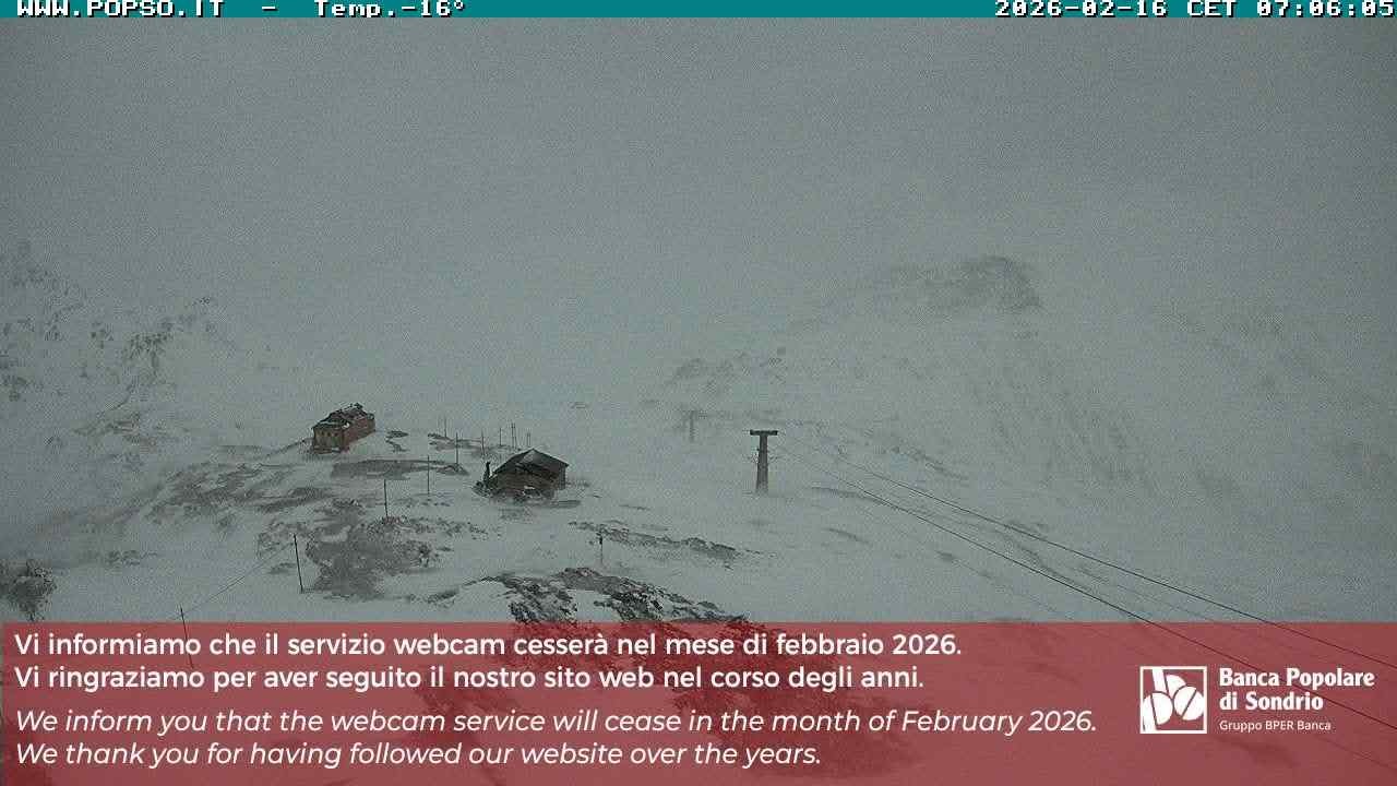 Archiv Foto Webcam Stilfserjoch: Blick Trincerone