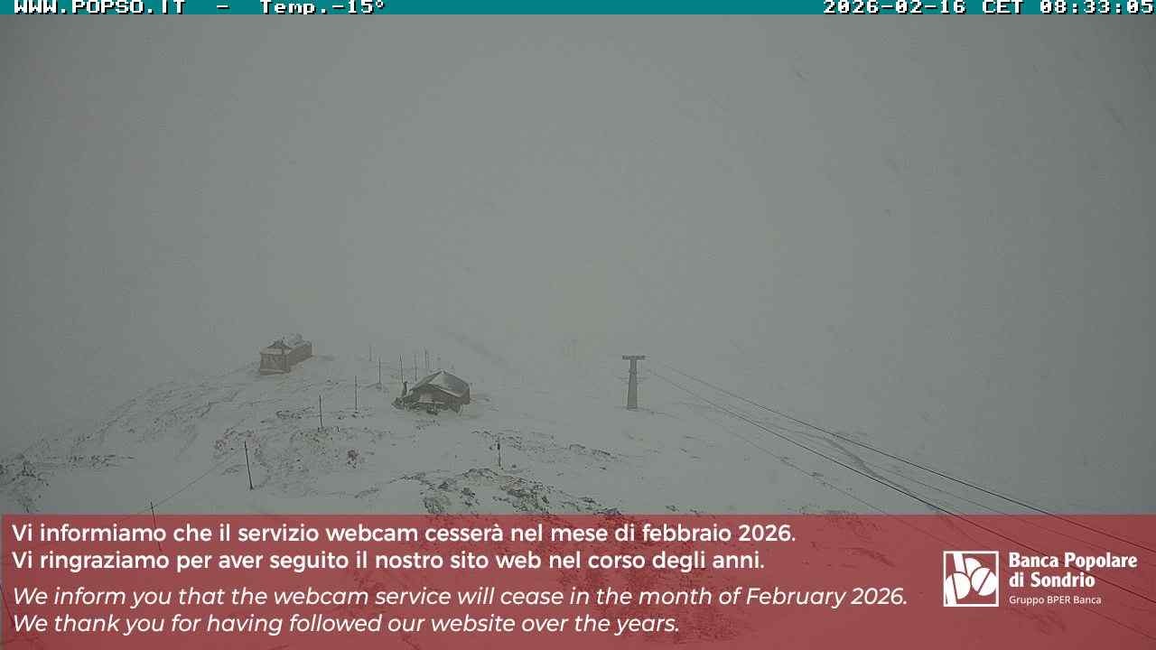 Archiv Foto Webcam Stilfserjoch: Blick Trincerone