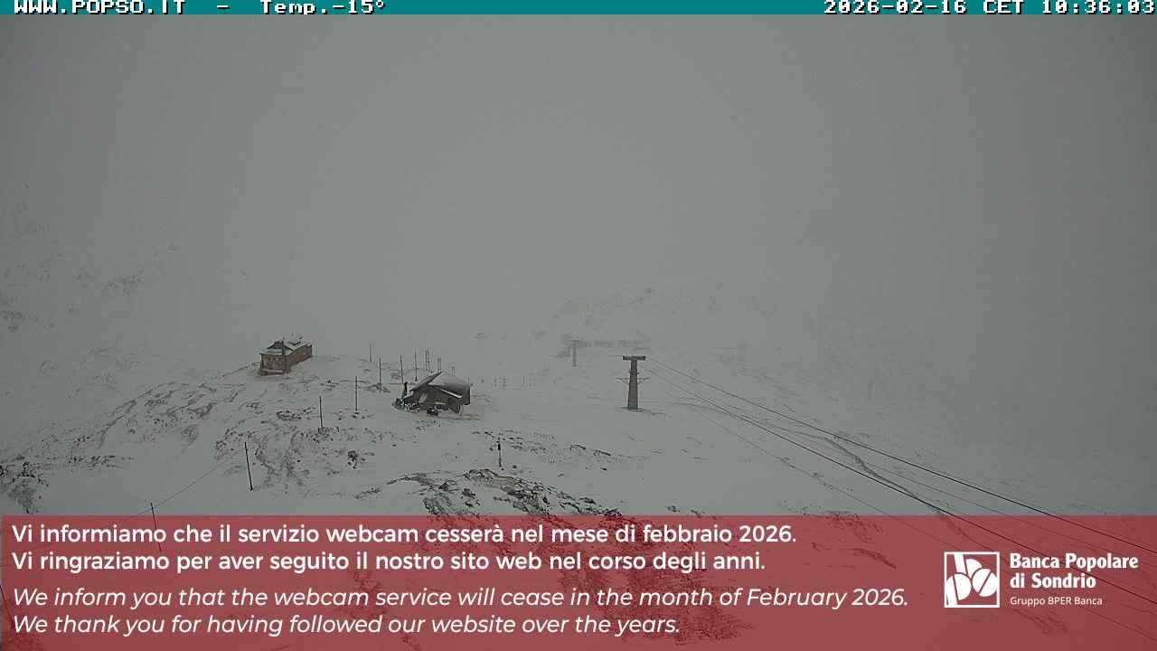 Archiv Foto Webcam Stilfserjoch: Blick Trincerone