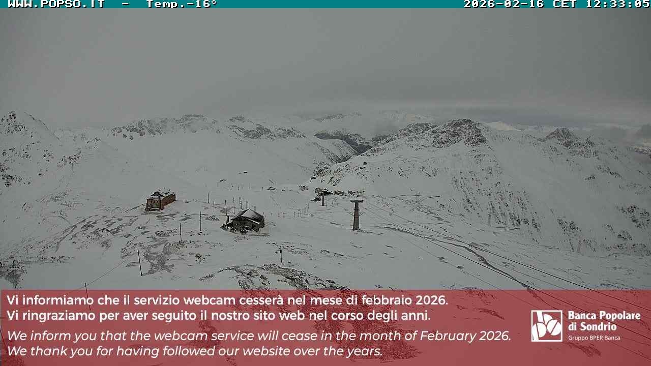Archiv Foto Webcam Stilfserjoch: Blick Trincerone