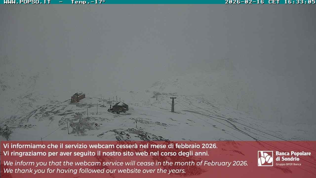 Archiv Foto Webcam Stilfserjoch: Blick Trincerone