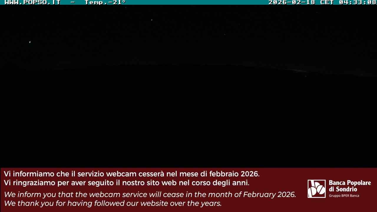 Archiv Foto Webcam Stilfserjoch: Blick Trincerone