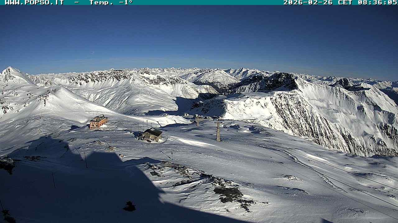 Archived image Webcam Stilfserjoch, Trincerone 2