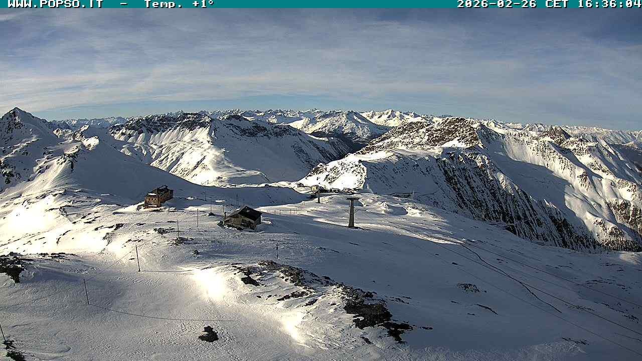 Archived image Webcam Stilfserjoch, Trincerone 2