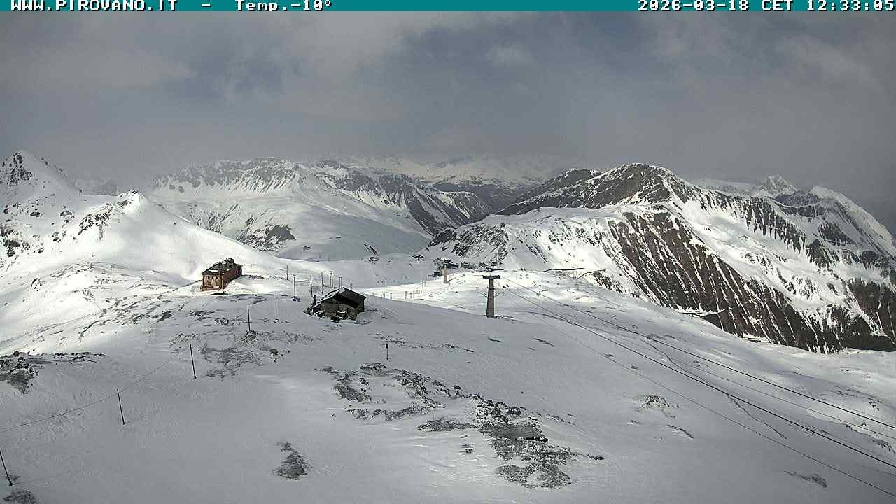 Archiv Foto Webcam Stilfserjoch: Blick Trincerone