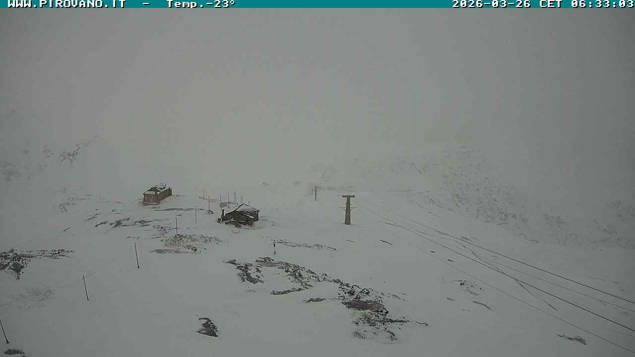 Archiv Foto Webcam Stilfserjoch: Blick Trincerone