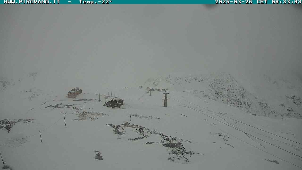 Archiv Foto Webcam Stilfserjoch: Blick Trincerone