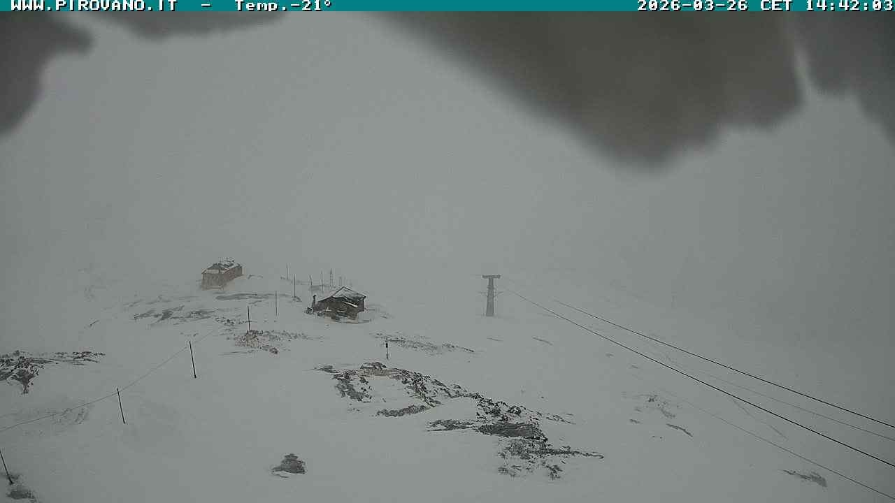 Archiv Foto Webcam Stilfserjoch: Blick Trincerone