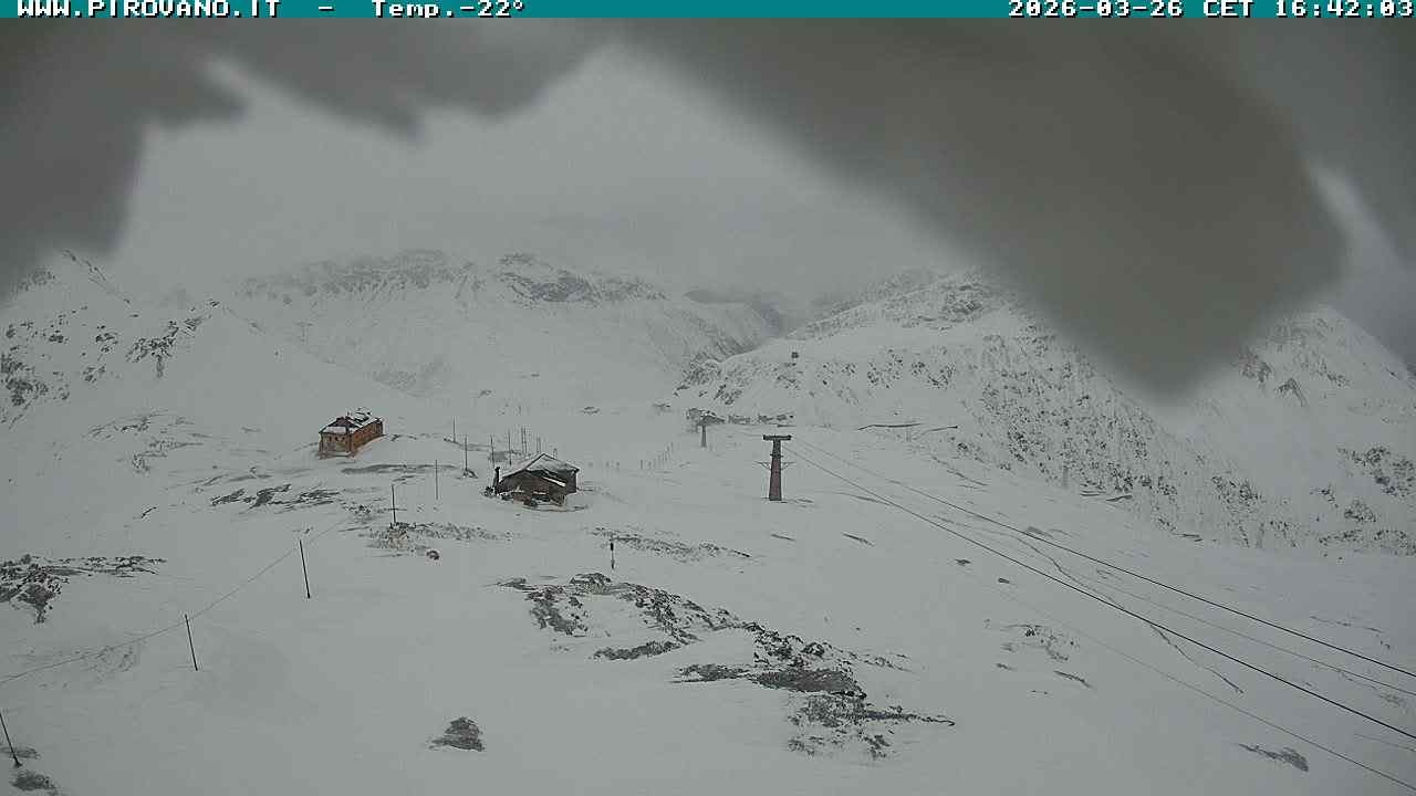 Archiv Foto Webcam Stilfserjoch: Blick Trincerone