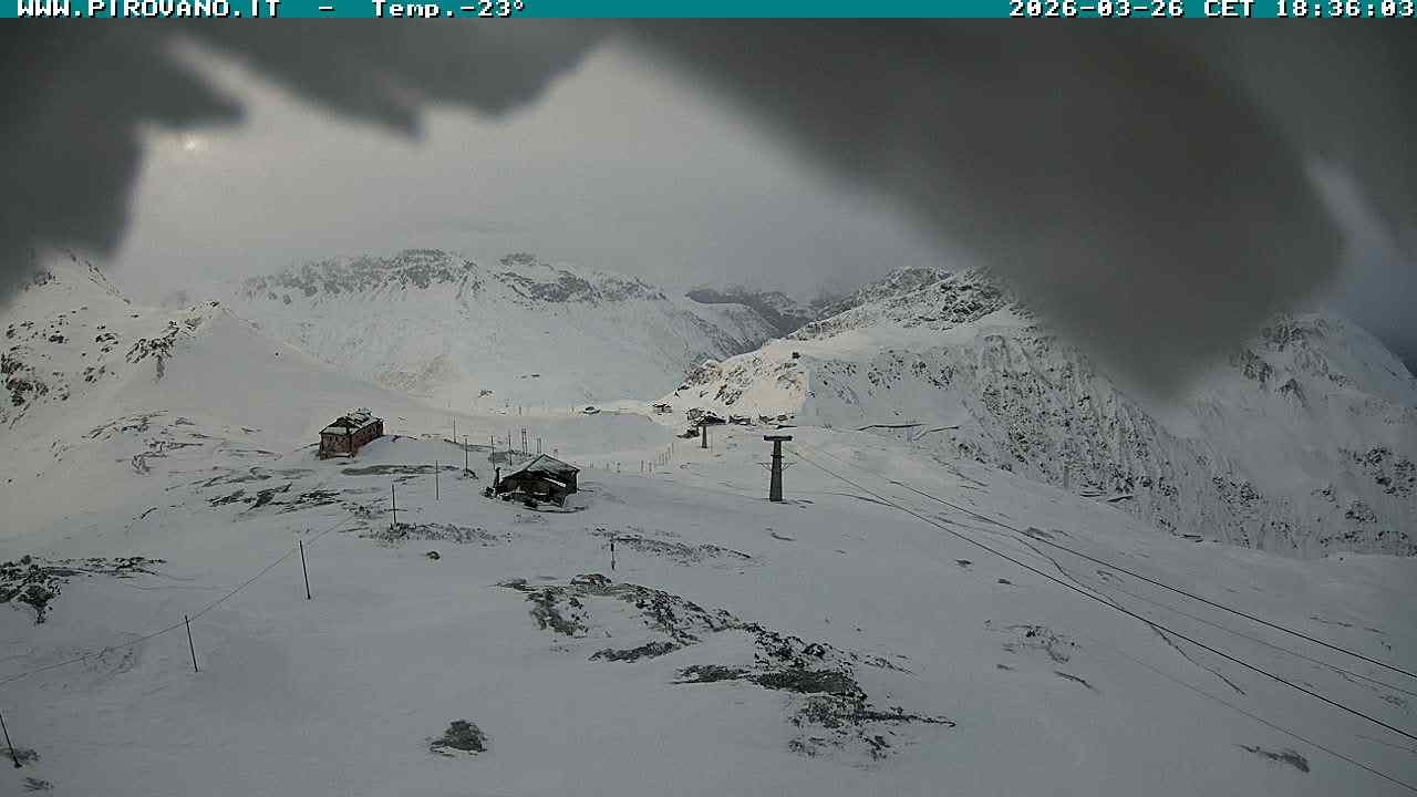 Archiv Foto Webcam Stilfserjoch: Blick Trincerone