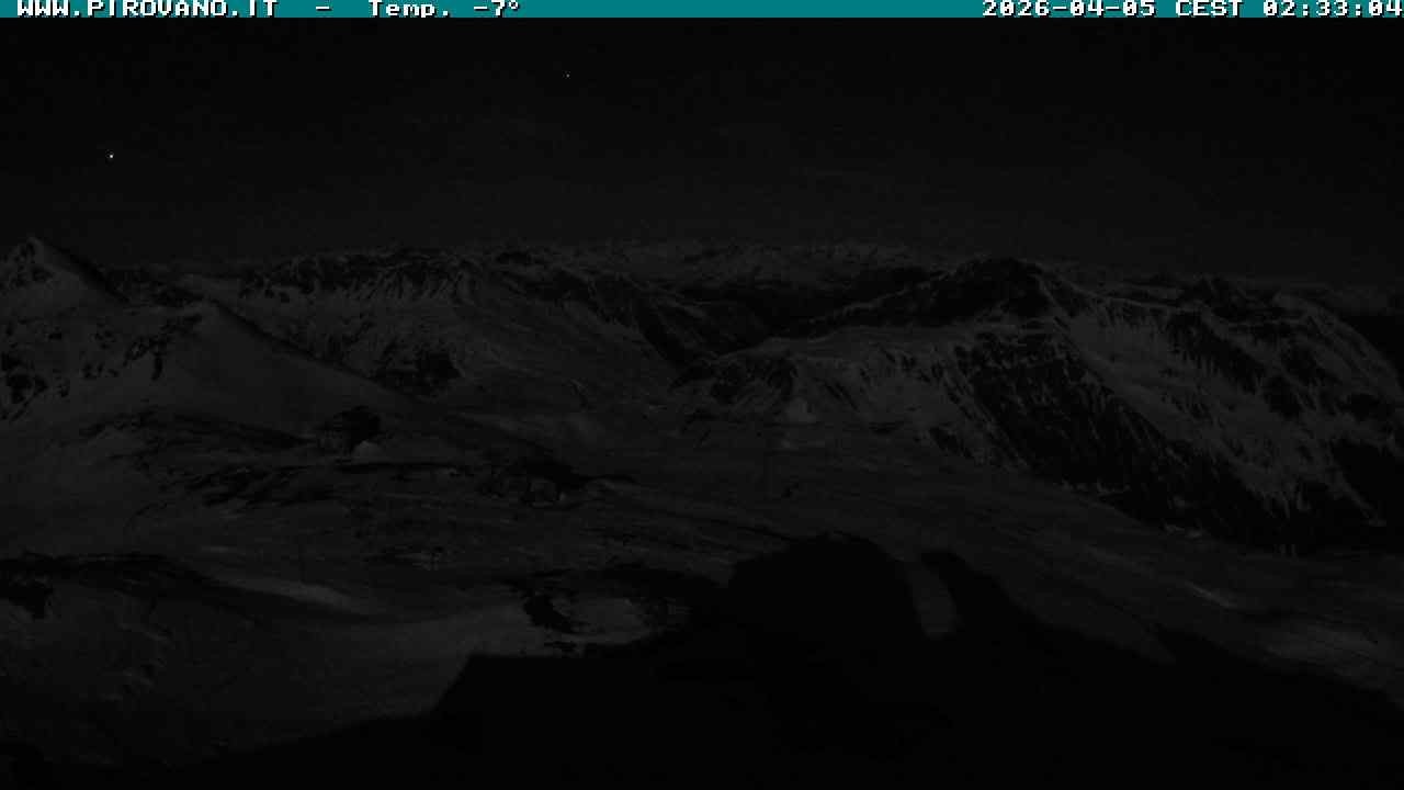 Archiv Foto Webcam Stilfserjoch: Blick Trincerone