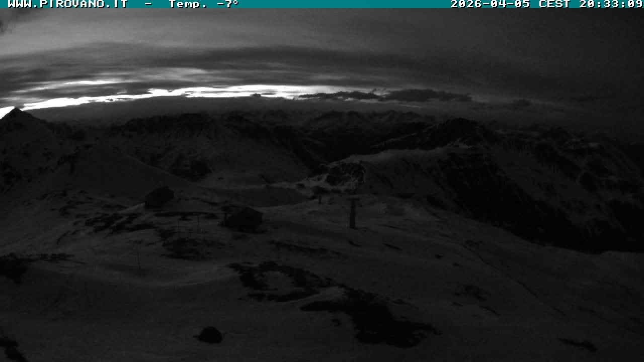Archiv Foto Webcam Stilfserjoch: Blick Trincerone
