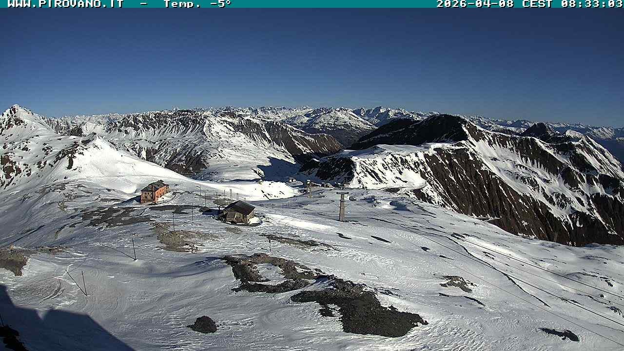 Archived image Webcam Stilfserjoch, Trincerone 2