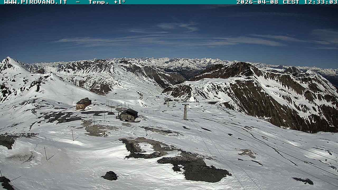 Archived image Webcam Stilfserjoch, Trincerone 2