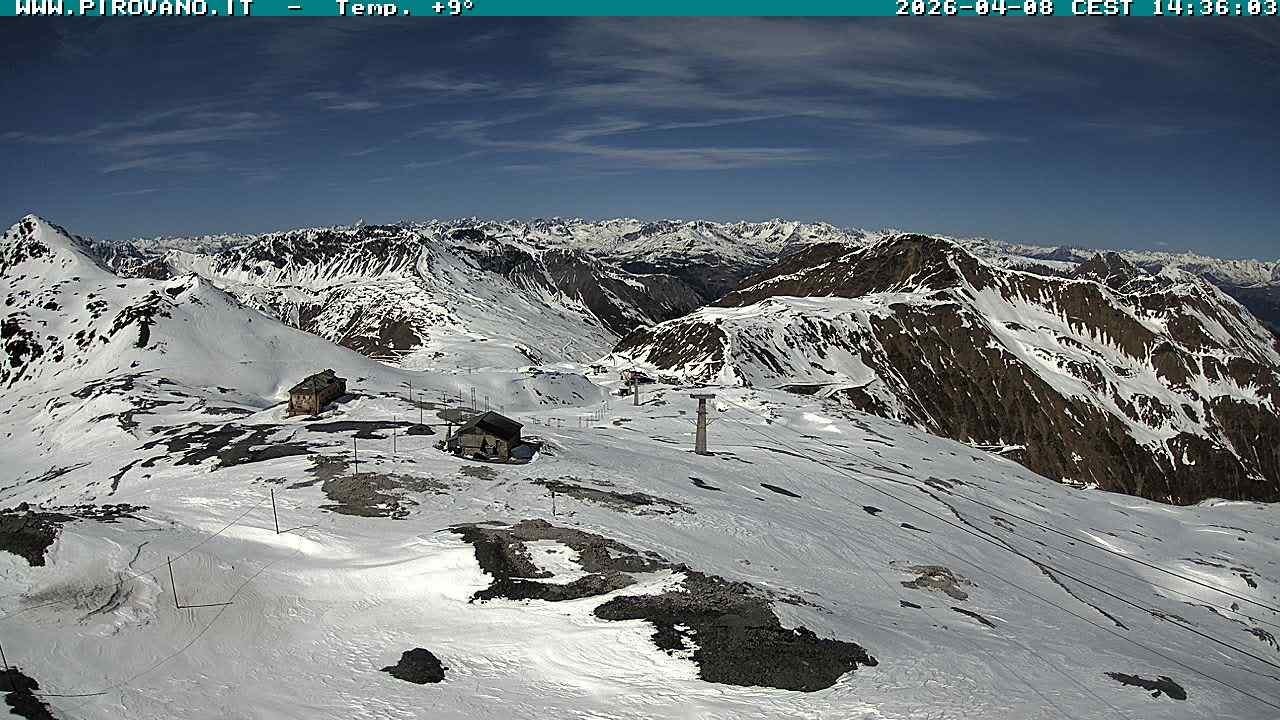 Archived image Webcam Stilfserjoch, Trincerone 2