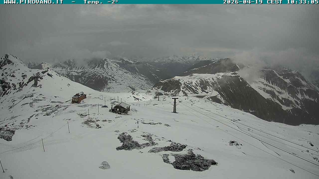Archived image Webcam Stilfserjoch, Trincerone 2