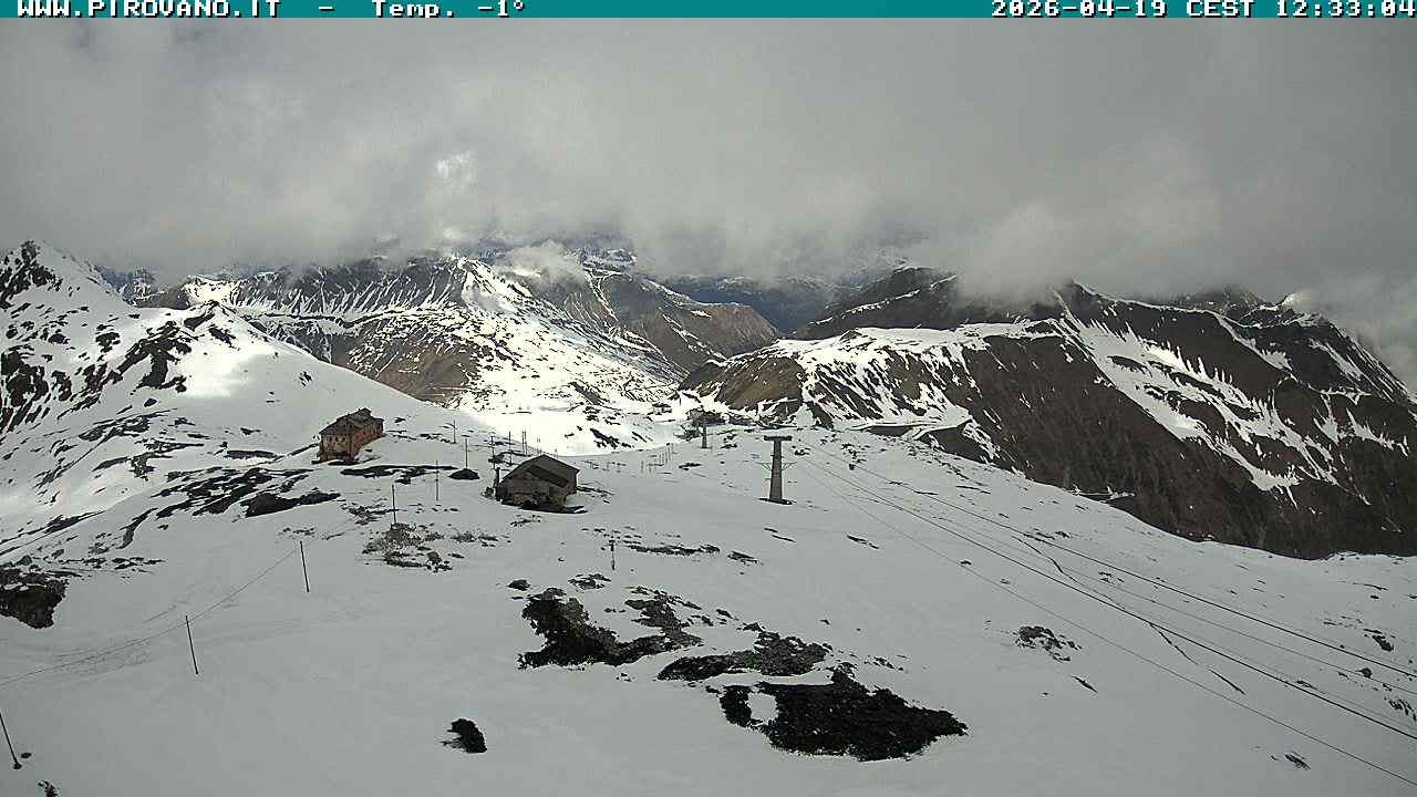 Archived image Webcam Stilfserjoch, Trincerone 2