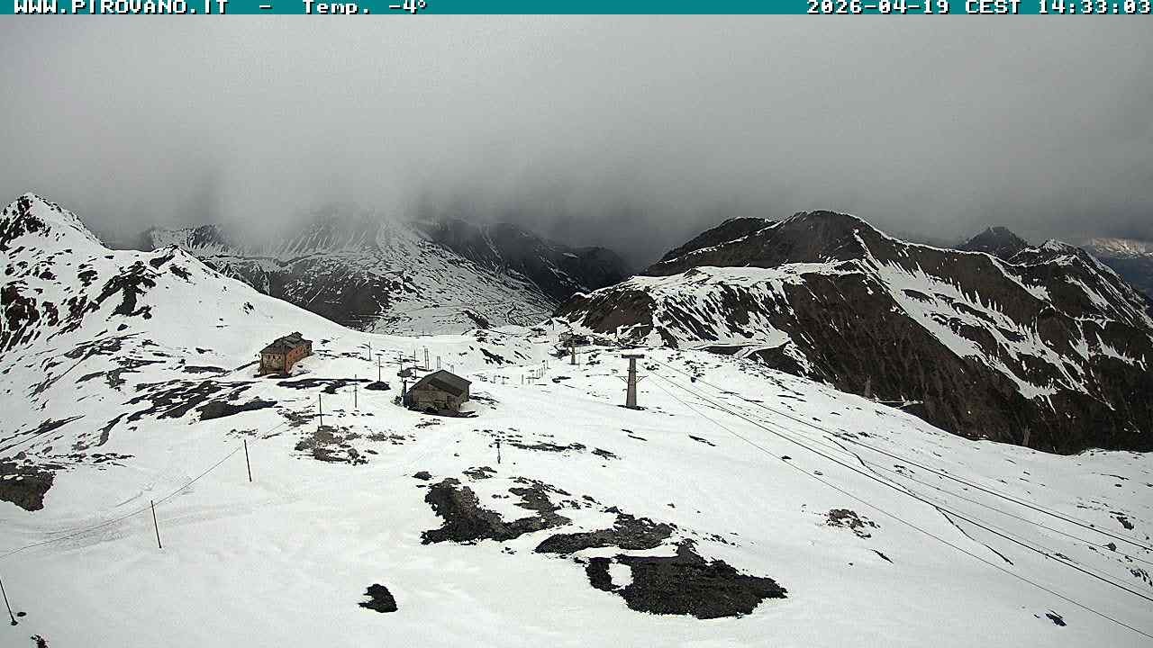 Archived image Webcam Stilfserjoch, Trincerone 2