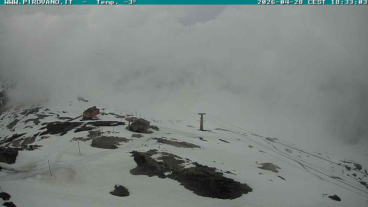 Archiv Foto Webcam Stilfserjoch: Blick Trincerone