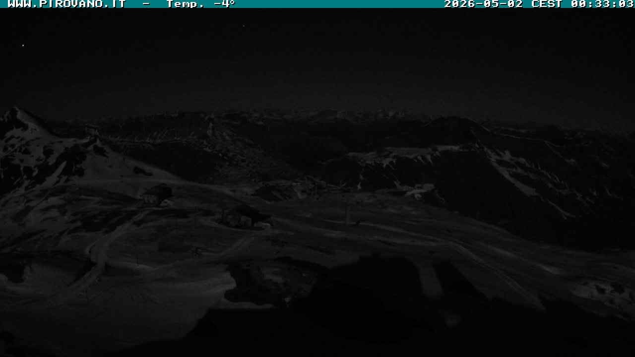 Archiv Foto Webcam Stilfserjoch: Blick Trincerone