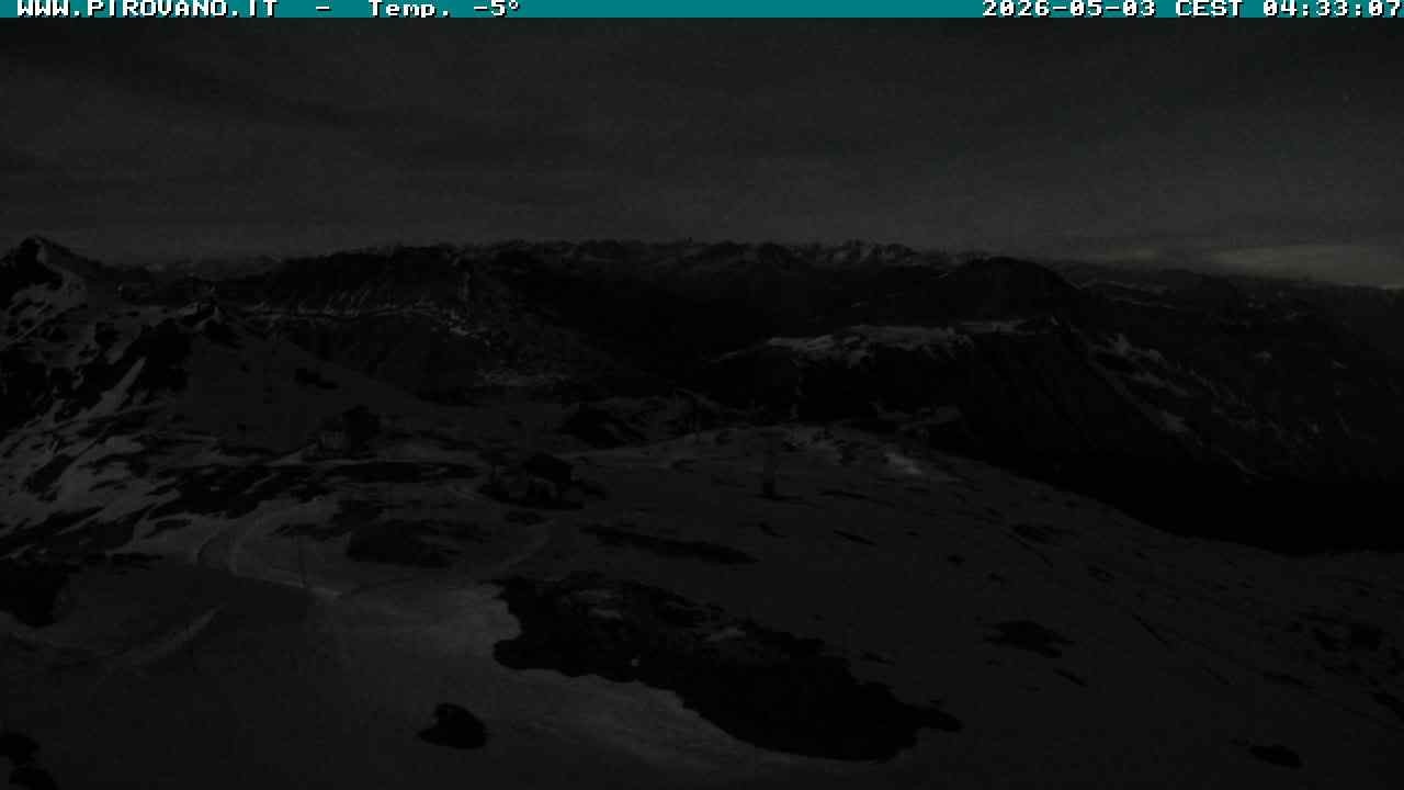 Archiv Foto Webcam Stilfserjoch: Blick Trincerone