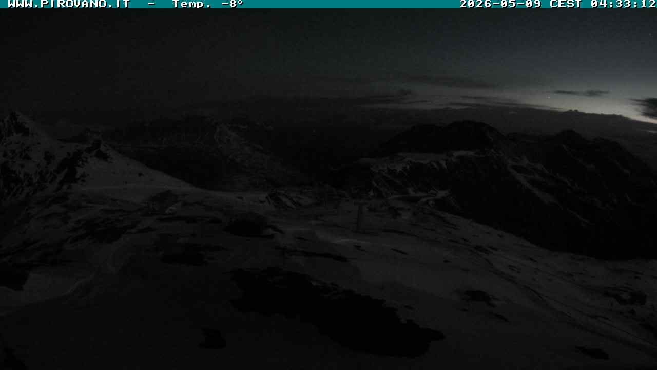 Archiv Foto Webcam Stilfserjoch: Blick Trincerone