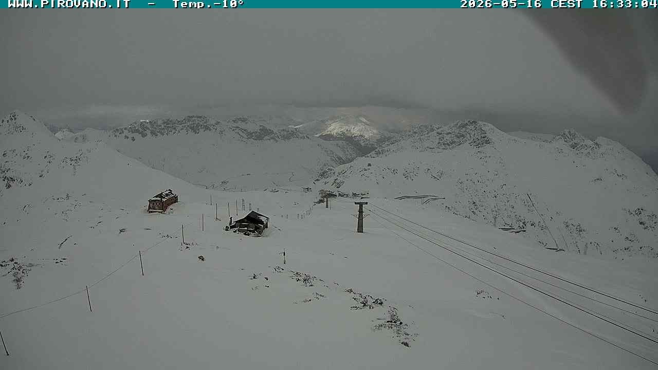 Archiv Foto Webcam Stilfserjoch: Blick Trincerone